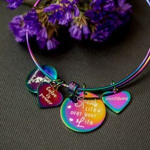 "If You Say So" Charm Bracelet by BrownBee Posh